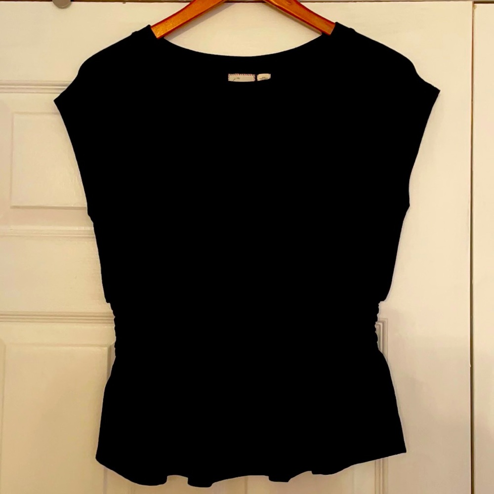 Anthropologie peplum top